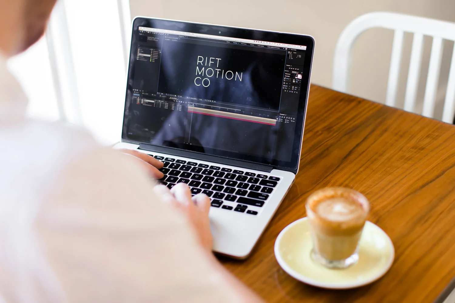 Scotty Kunkel at work in the Rift Motion studio